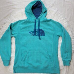 Teal The North Face hoodie